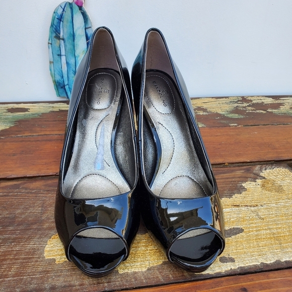 New Bandolino Open Toe Heels Pums Shoes Sz 8.5 - Picture 1 of 13